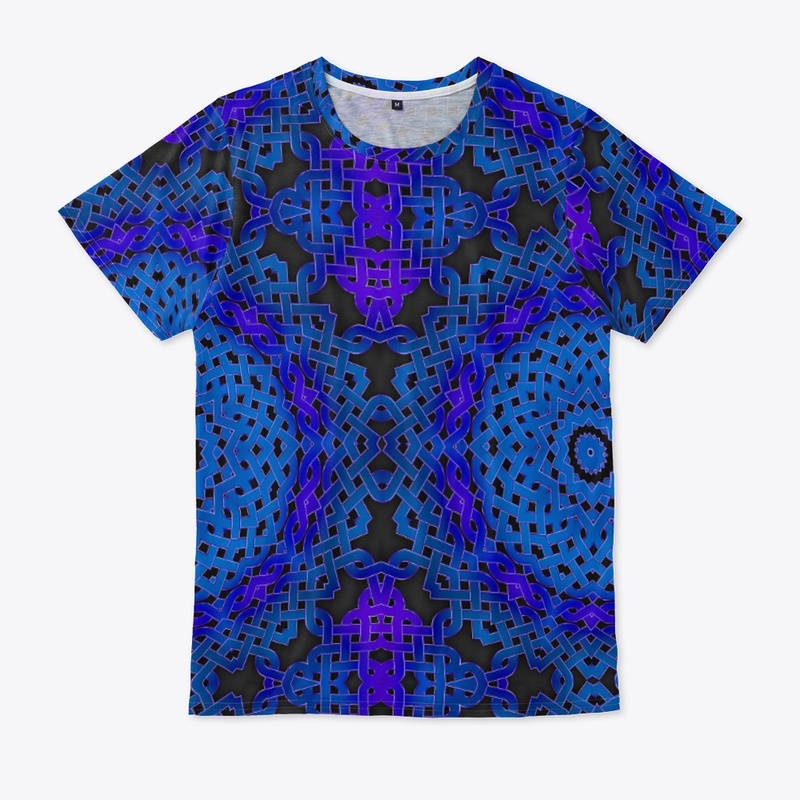 Blue Celtic Knot Kaleidoscope