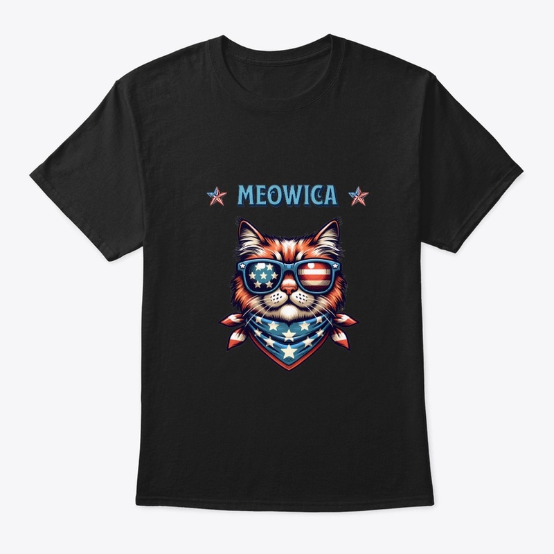 Stars Stripes Feline: Proud American Cat