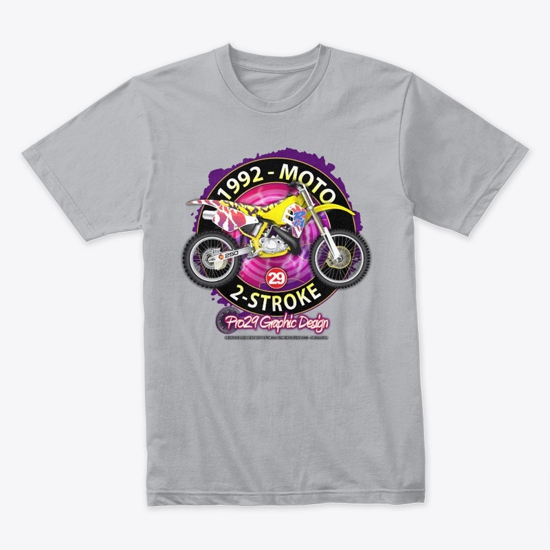 250CC Dirt Bike 2-Stroke Moto T-Shirt