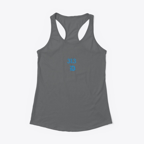 Clever Fox 313 D Ol Racerback Tank Dark Gray T-Shirt Front