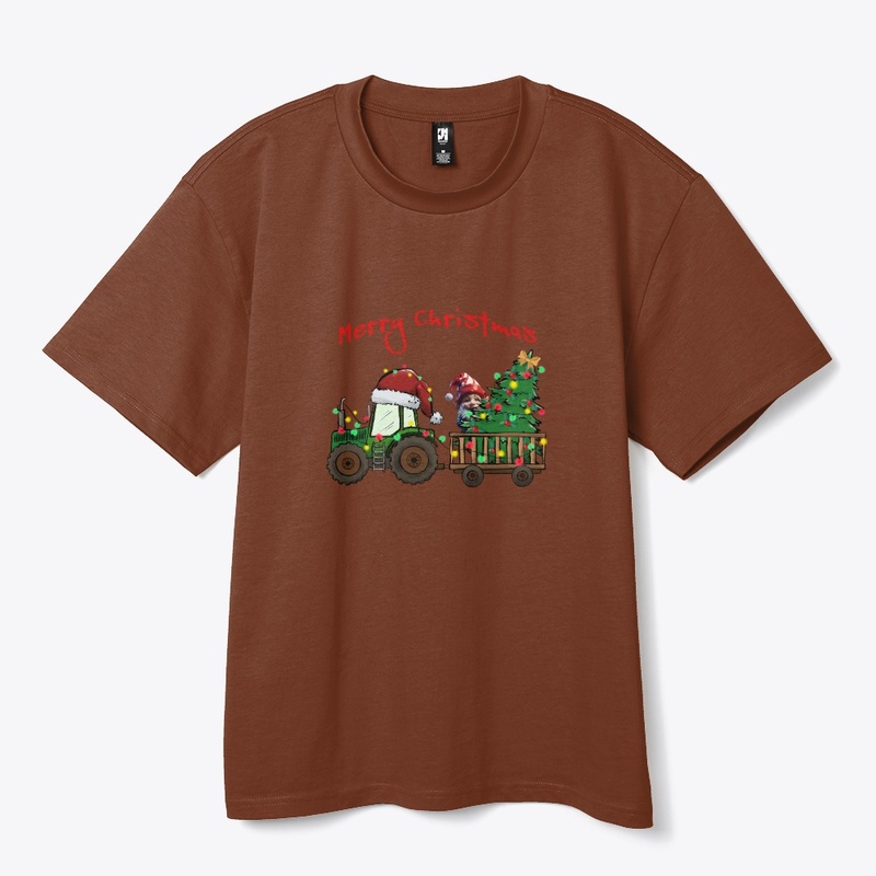 Gnome Christmas Tractor