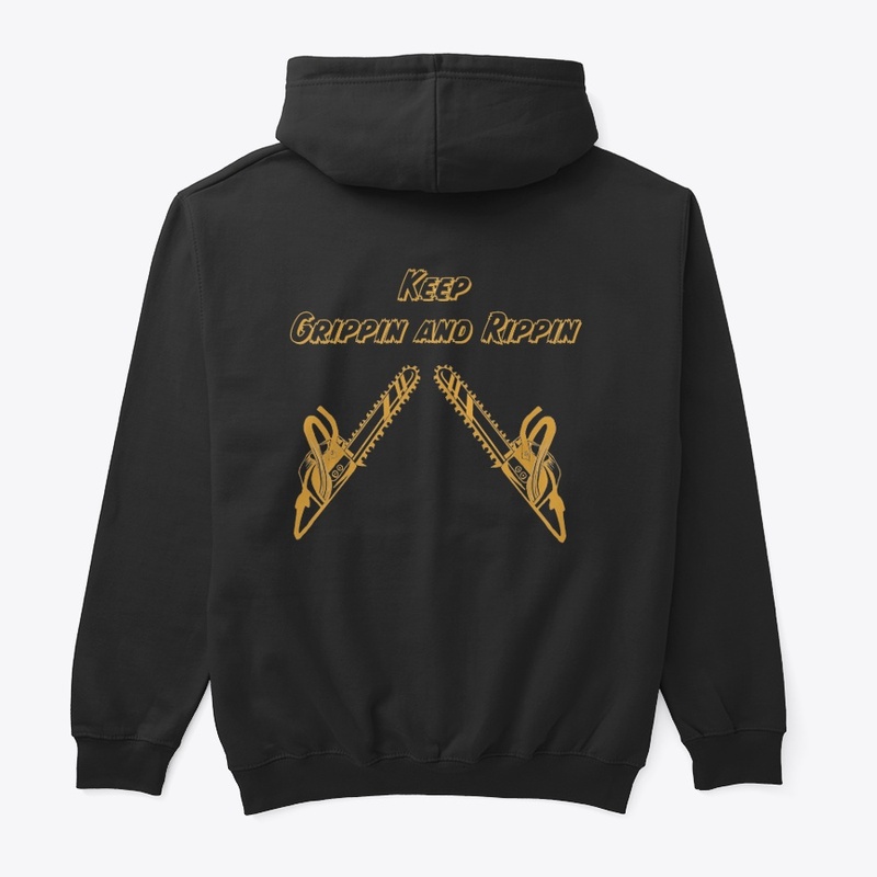 Keep Grippin and Rippin Black and Gold