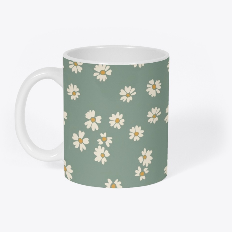 Mug with flowers