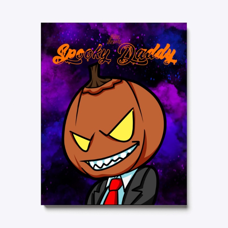 SpookyDaddy Canvas Print