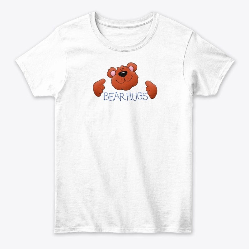 new bear hug printed man t shrt