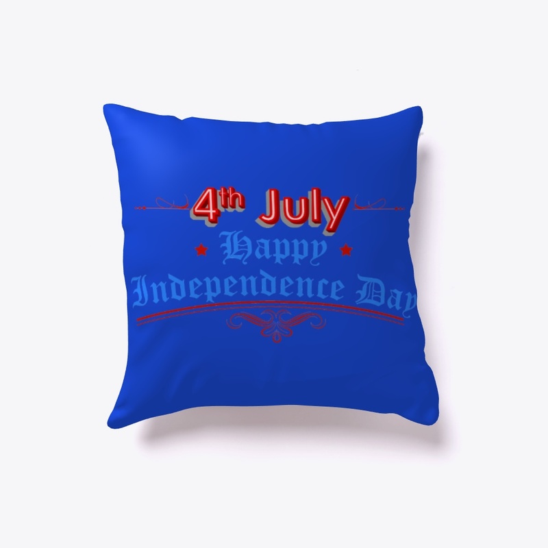 4th July Independence Day Pillow