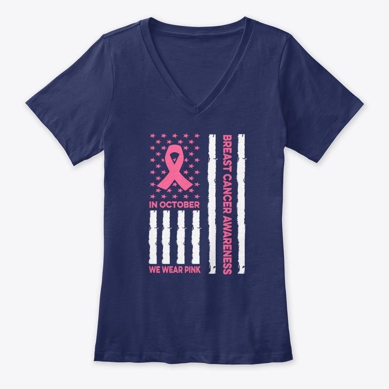 In October We Wear Pink Cancer T shirt