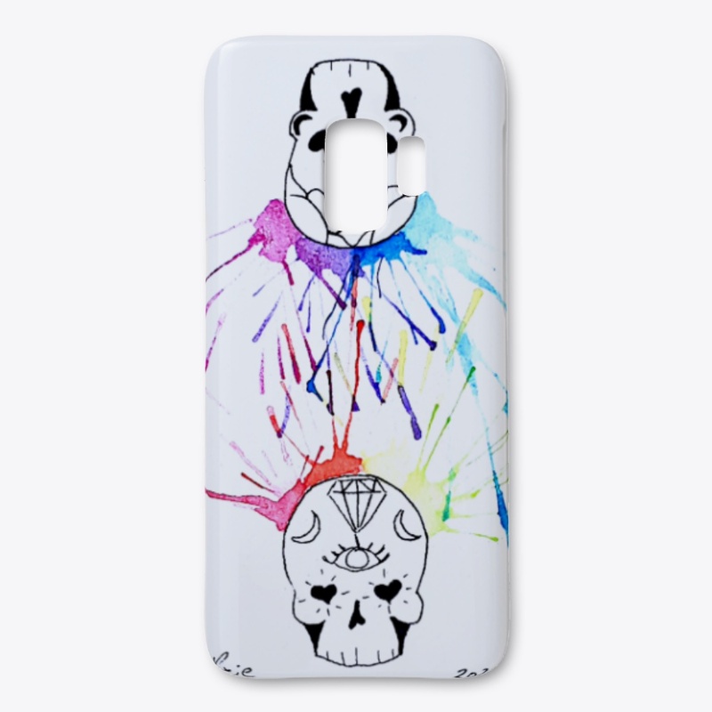 Rainbow Love Skulls