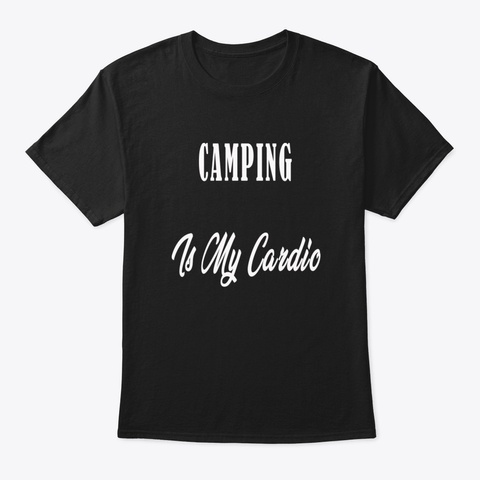 Camping Lovers Gift Dogoy Black T-Shirt Front