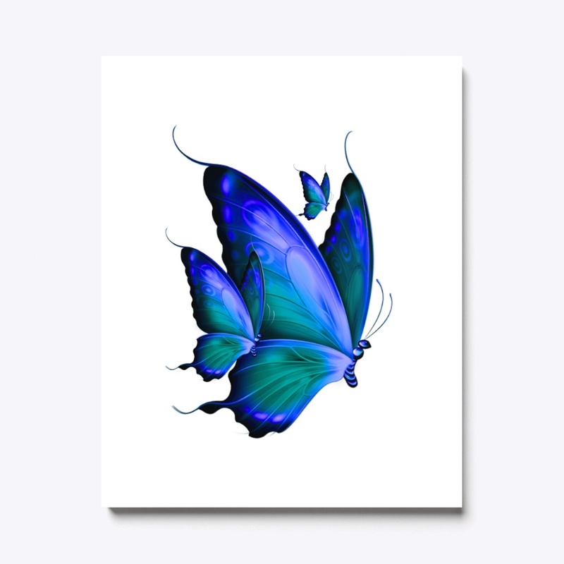 Trinity Blue Butterfly Accessories