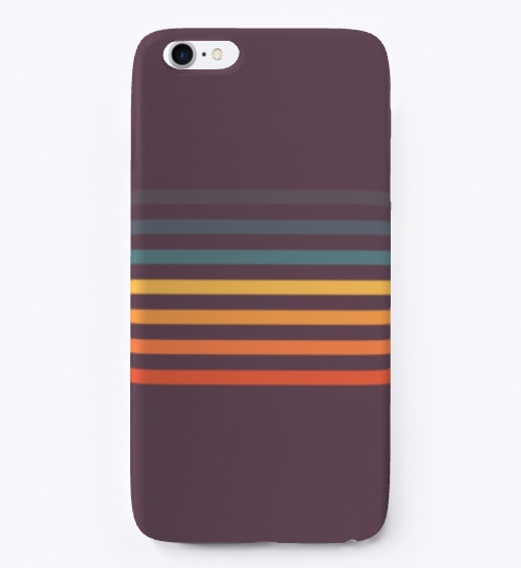 Mototsuna Abstract ColorfulRetro Stripes