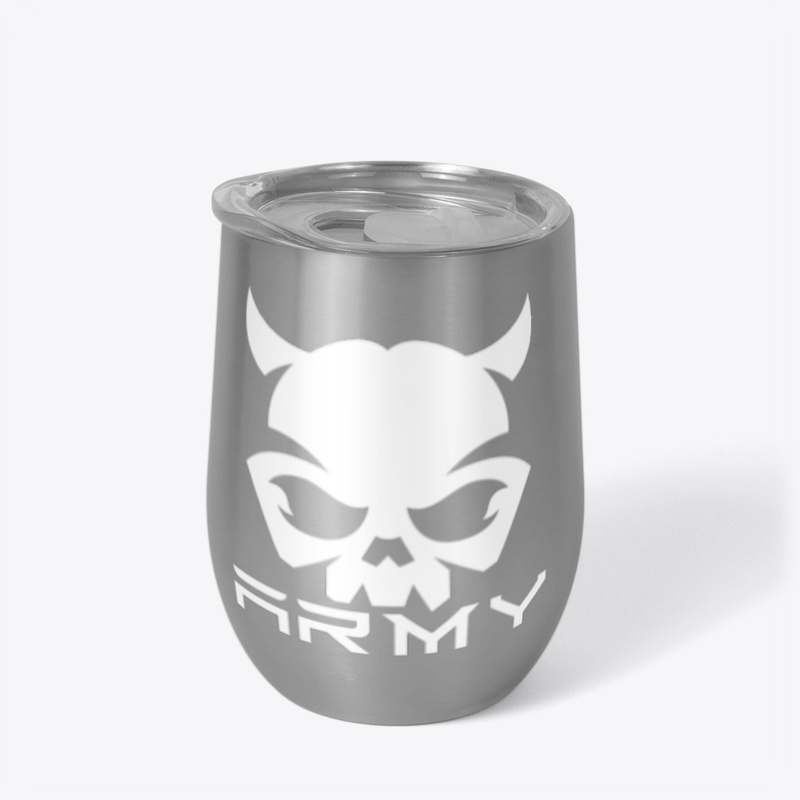 Demon Army Wine Tumbler