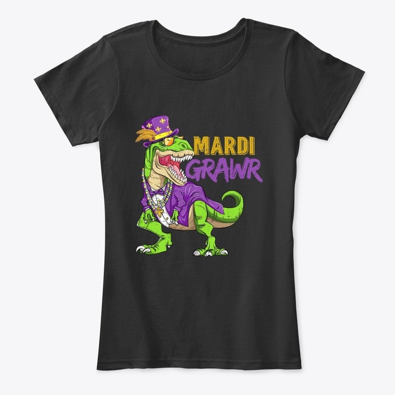 Mardi Grawr Dinosaur Fat Tuesday
