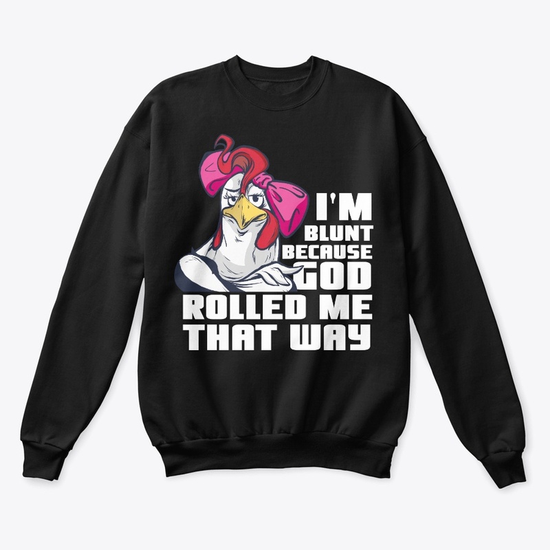 Funny Rooster Lover Gift God Rolled Me
