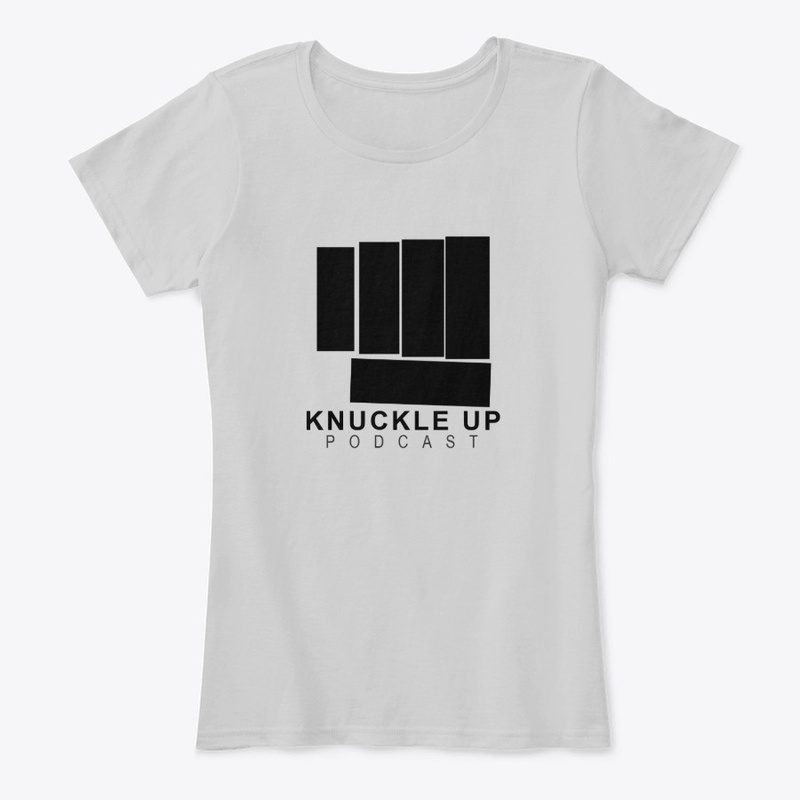 Knuckle Up Podcast Logo - Black