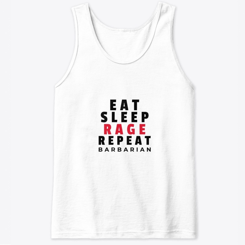 DnD - Eat Sleep Rage Repeat - Dark