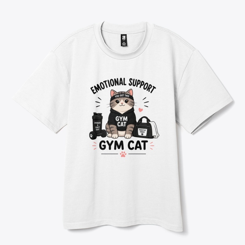 Emotional Support Gym Cat