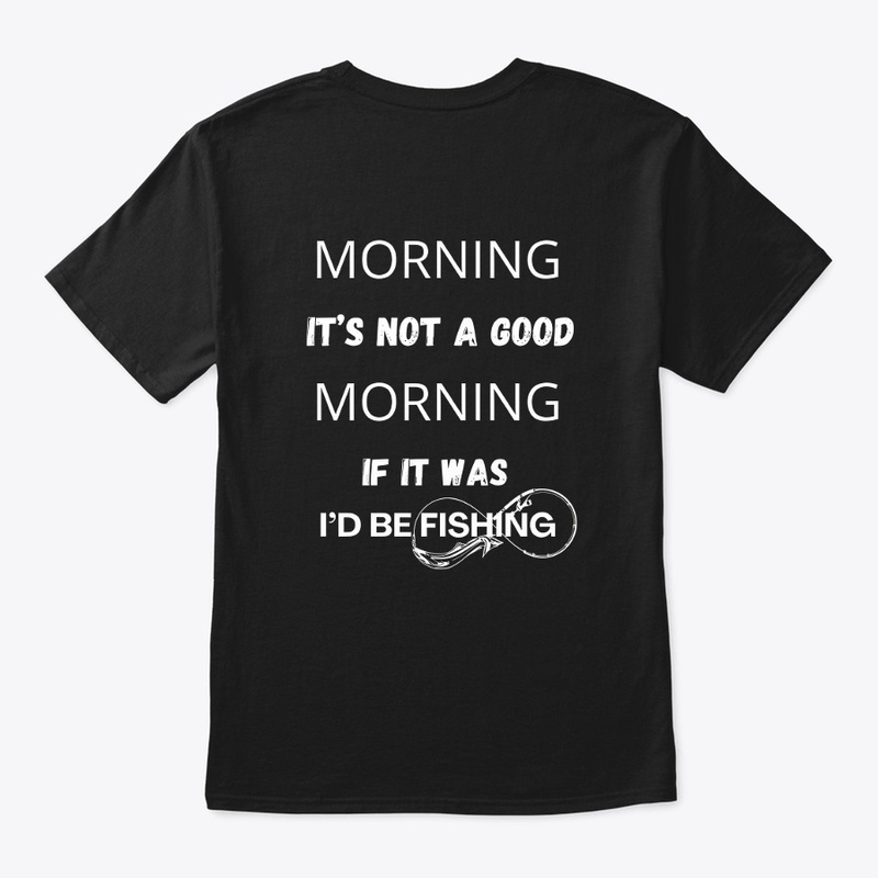 funny fishing design about mornings 