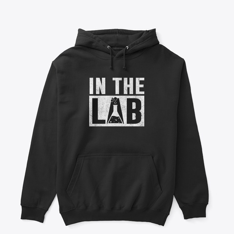 In The Lab Black T-Shirt Front