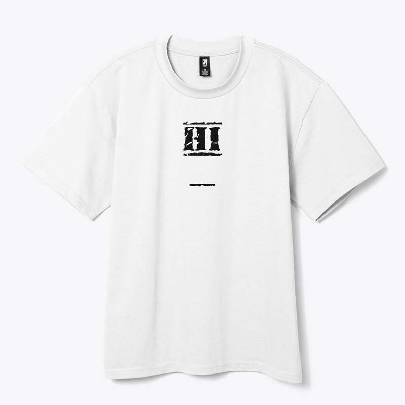 hi logo distressed black