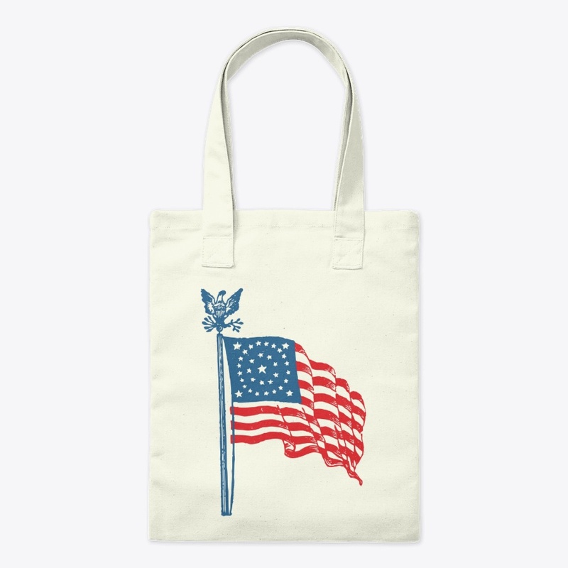 Early USA Flag Tote Bag
