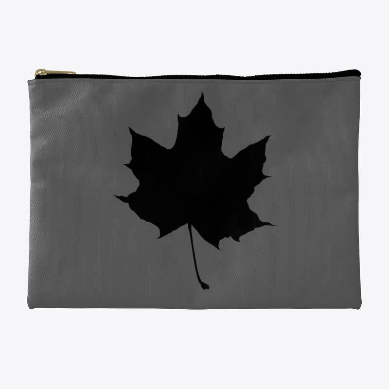 Silhouette of a maple leaf