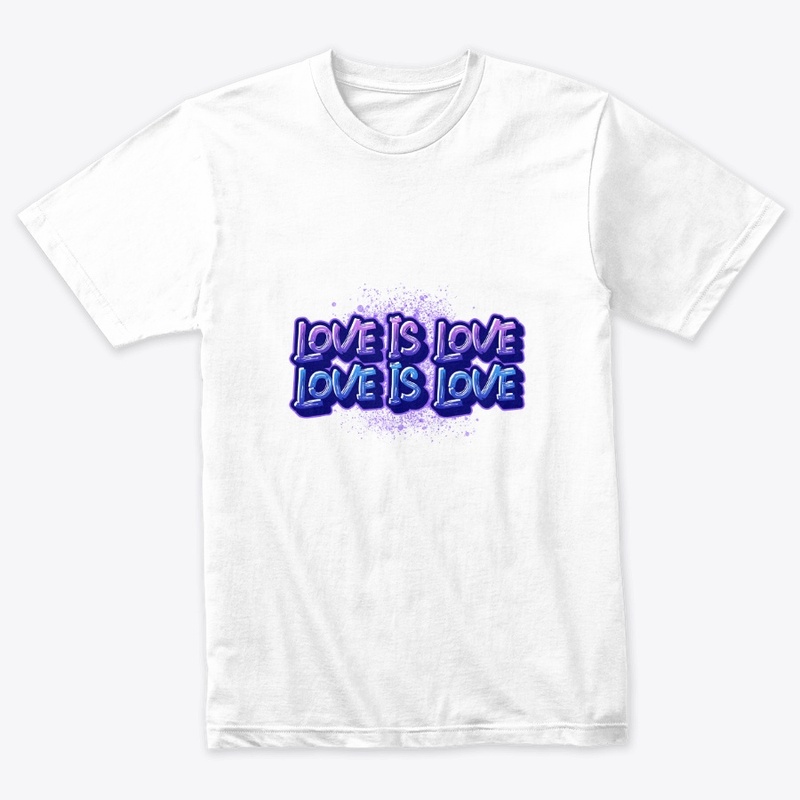 🆕 Love Is Love Cute Gay Love Story Tee