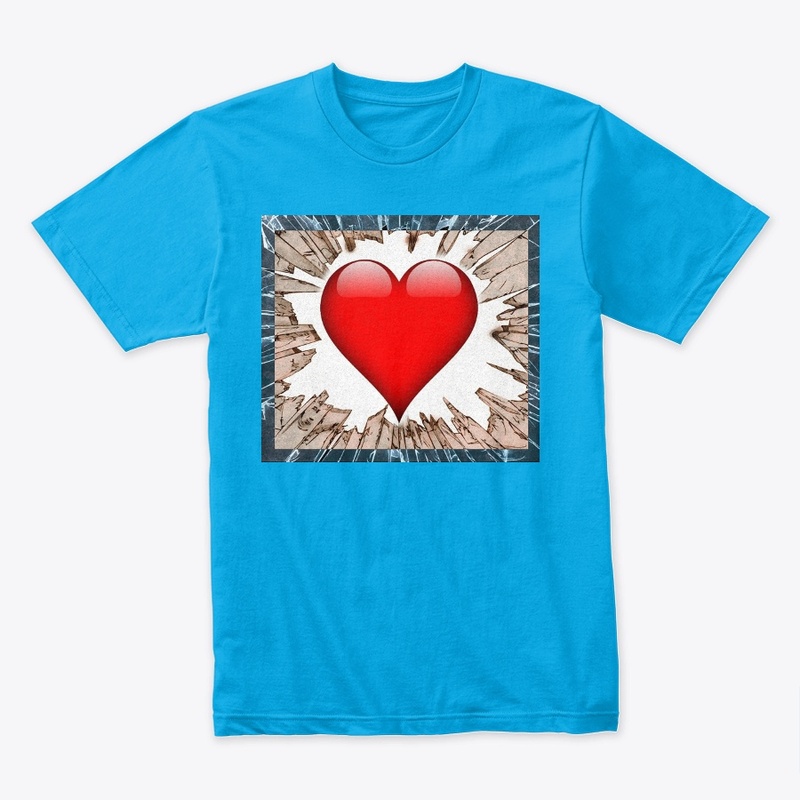 big heart red
