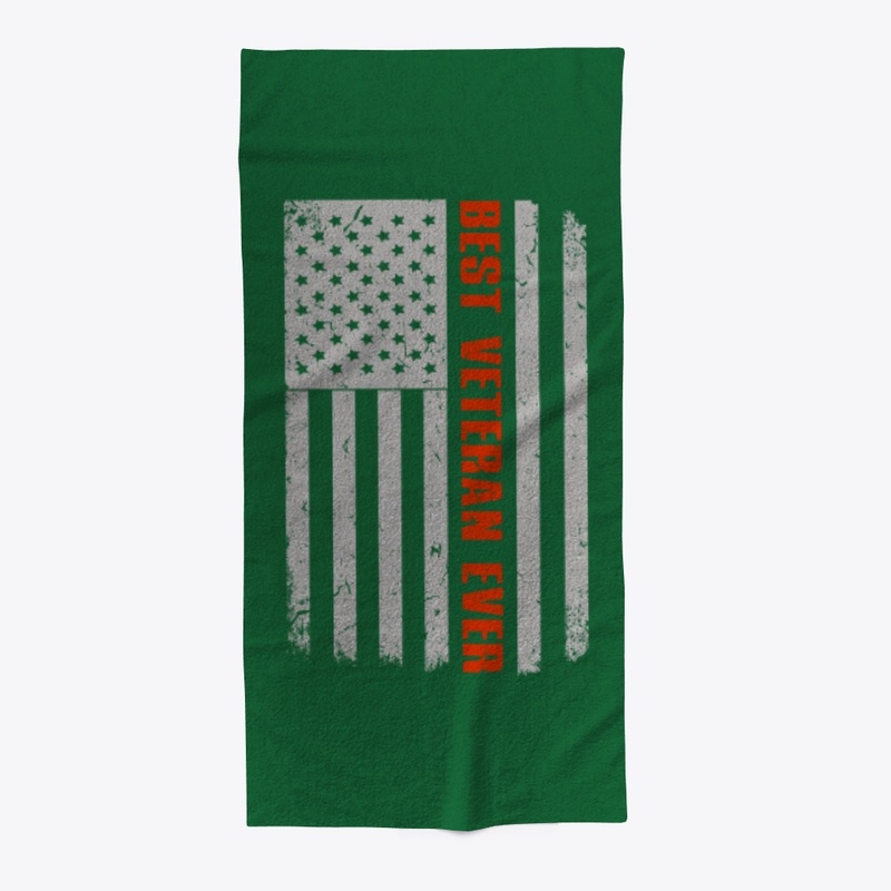 Best Veteran Ever American Flag Pride
