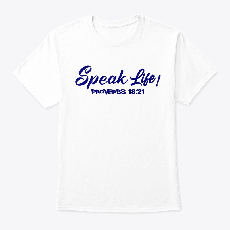 Speak Life!(Navy Blue Ink)
