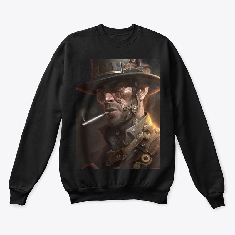 Futuristic, Steampunk Cowboy