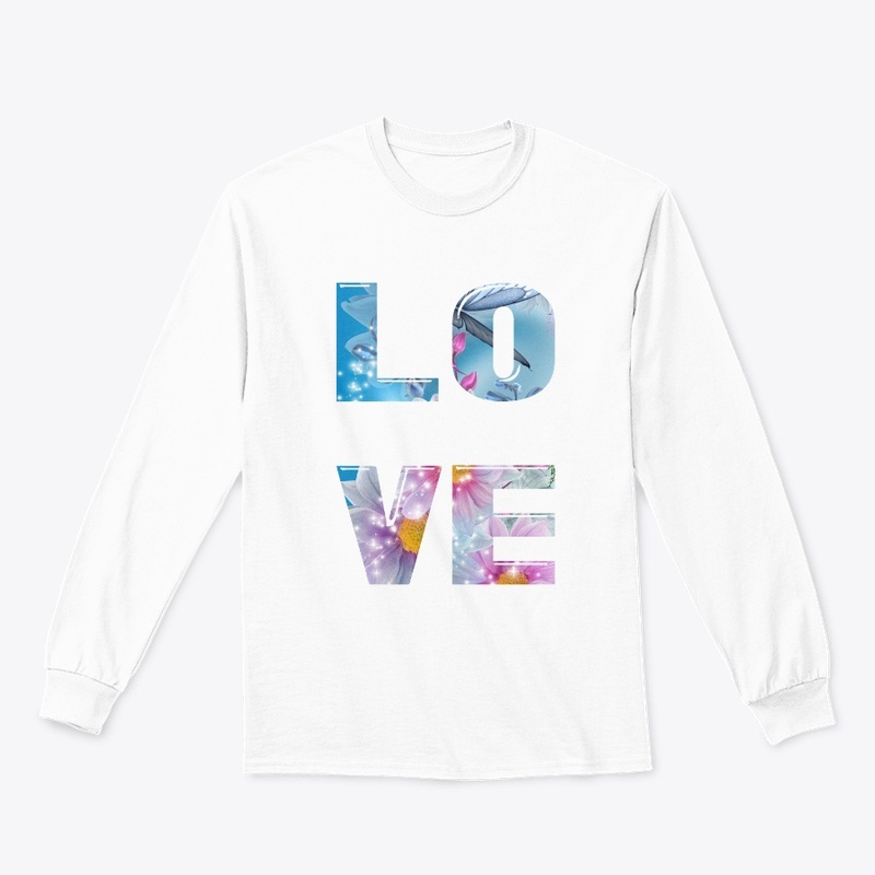 Love Print half and Long Sleeves T-shirt