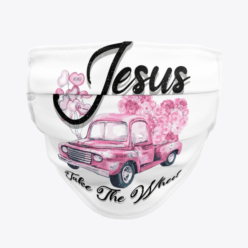 Leopard Floral Pink Car Jesus Take 