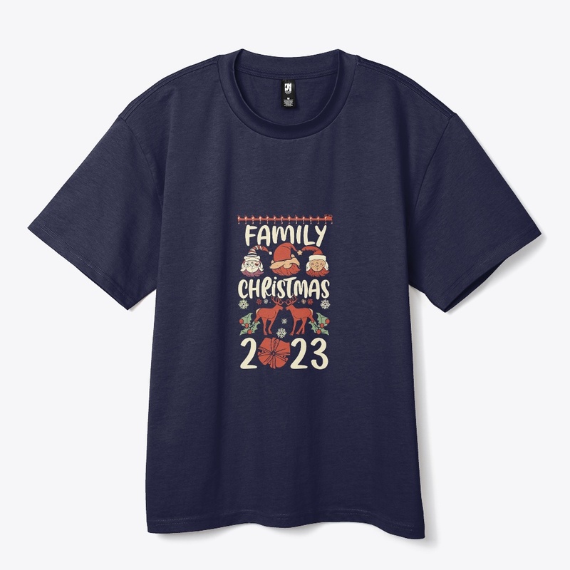 Family christma 2023 t shirt design