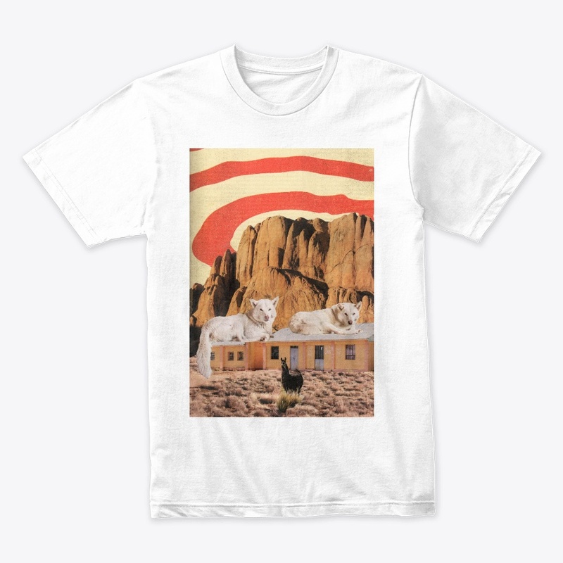 White Dogs  in the Arizona Desert