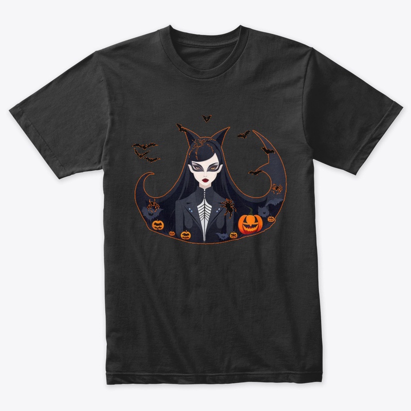 Halloween Elven Cat Witch night portrait