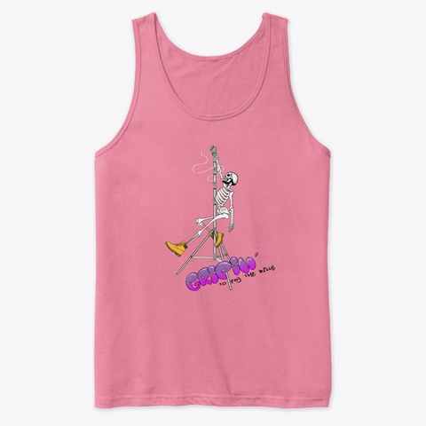 Grip Or Strip? Neon Pink T-Shirt Front