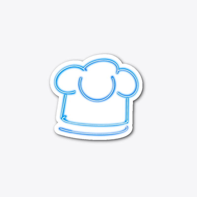 The Neon Blue Chef Hat