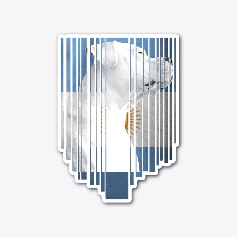 Dogo Argentino N1- ARGENTINA'S FLAG