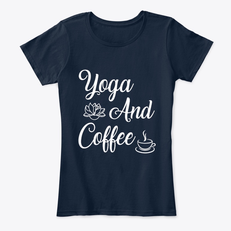 Yoga And Coffee Lover Women T-Shirts