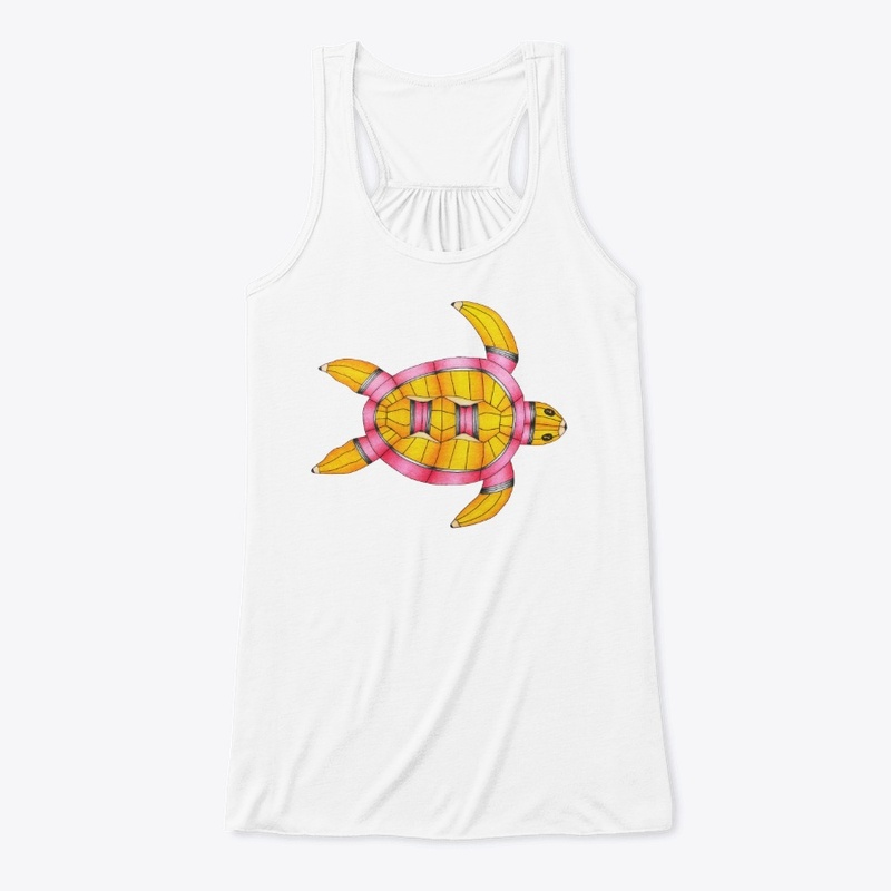 Pencil Sea Turtle