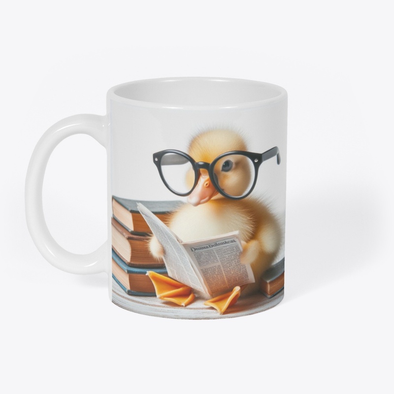 Duck wearing glasses 