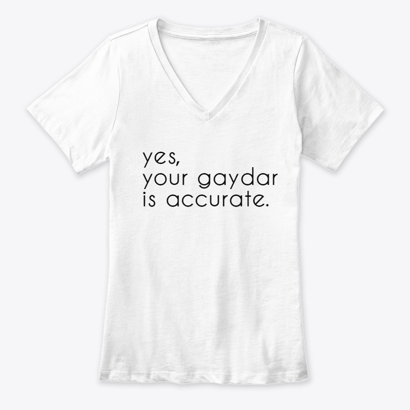 yes, your gaydar is accurate