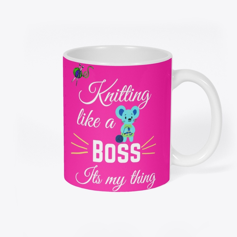 Fun quote Knit like a BOSS