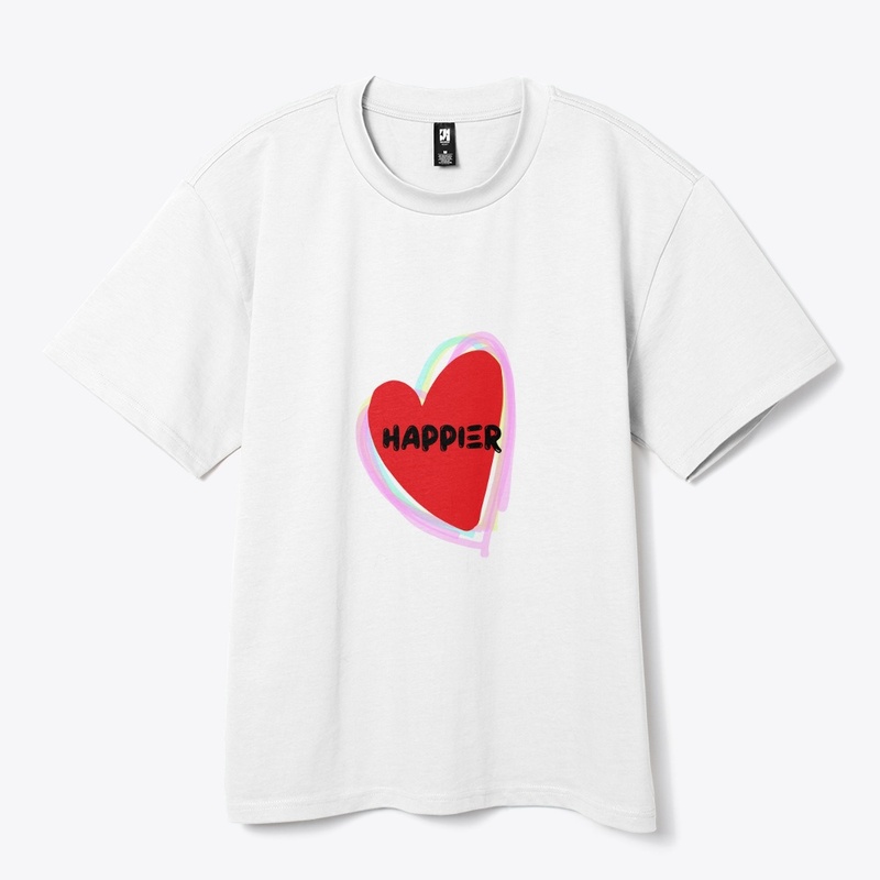 Spread Happiness Tee: Wear Your Heart 