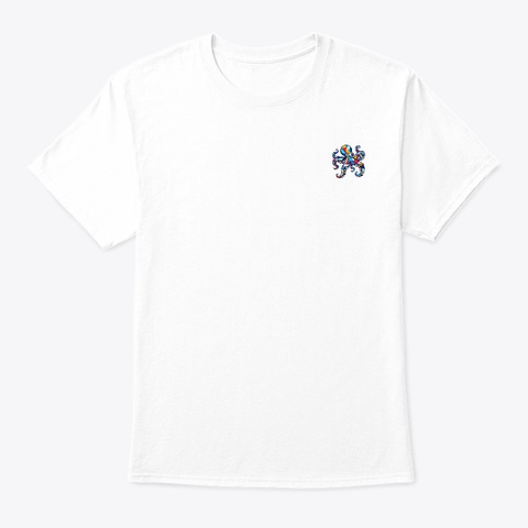 Branzilla Classic Tee   Art Capsule White T-Shirt Front