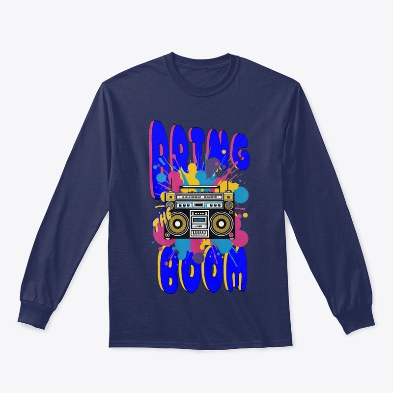 Bring the Boom Box neon Color music 