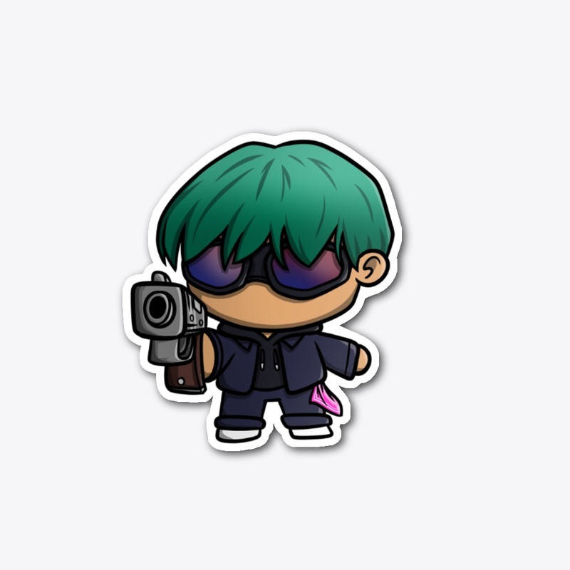 Dean Barns Die Cut Sticker