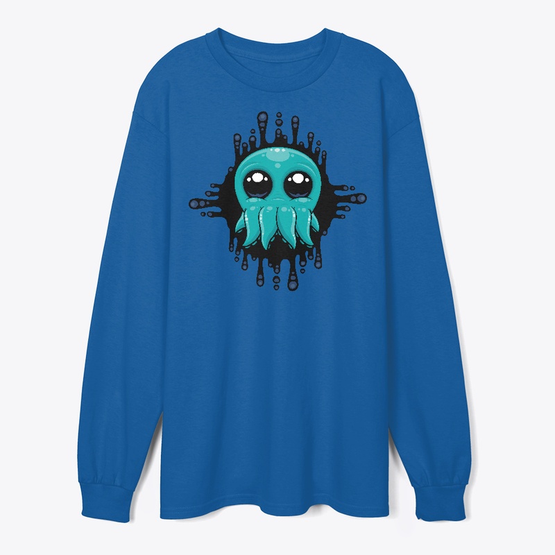 Adorable Inky Baby Octopus Friend