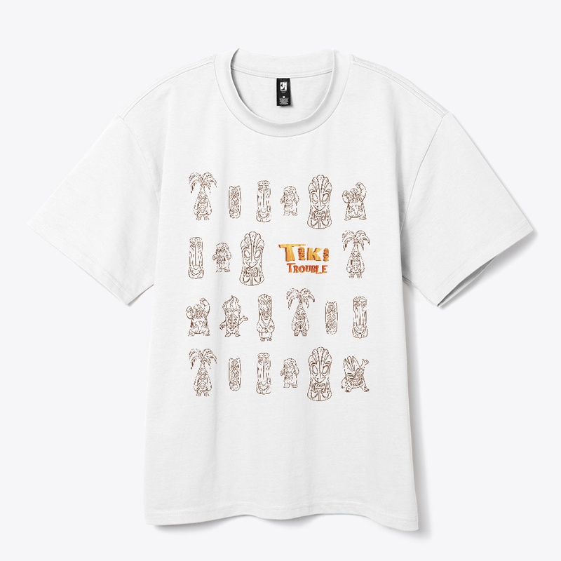 Tiki Trouble Cotton Tee